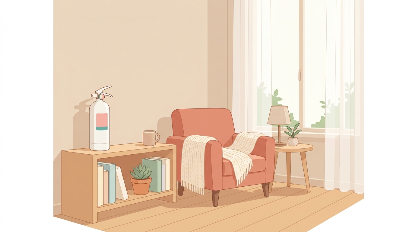 「もしも」のために備えたい!一人暮らしの部屋に合う消火器選び