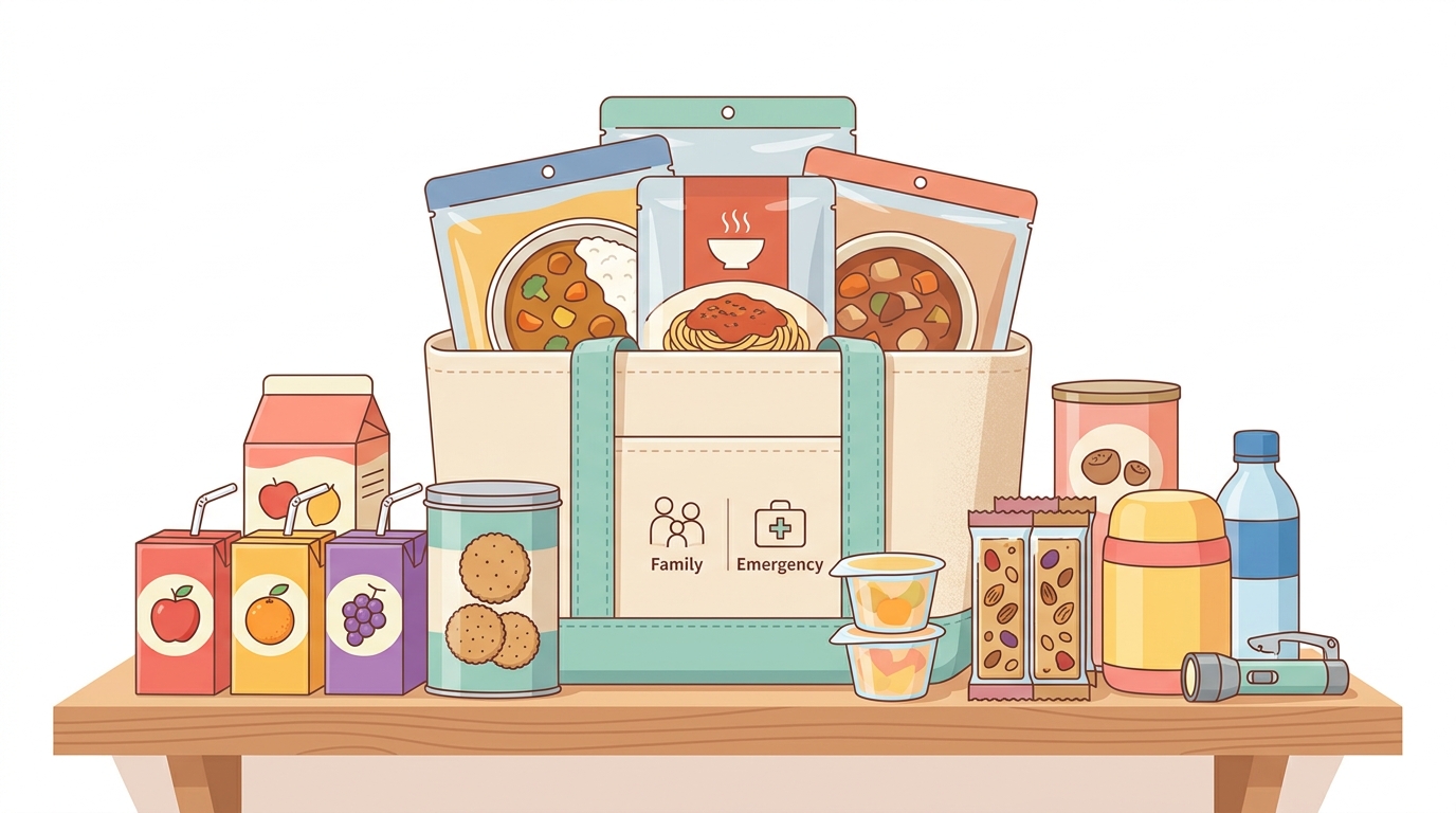 「美味しくない」は避けたい！子供も喜ぶ非常食セットの選び方