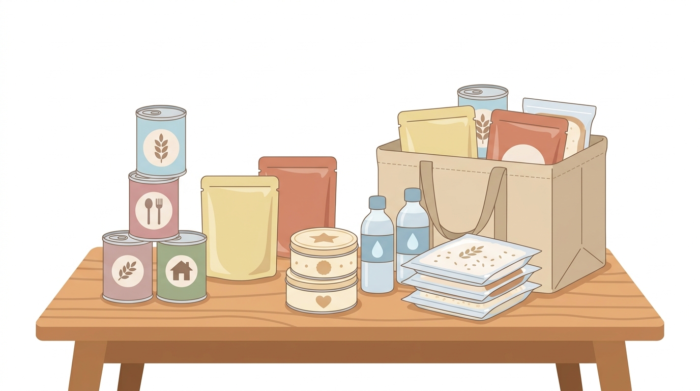 いざという時に役立つ！長期保存非常食セットの具体的な中身