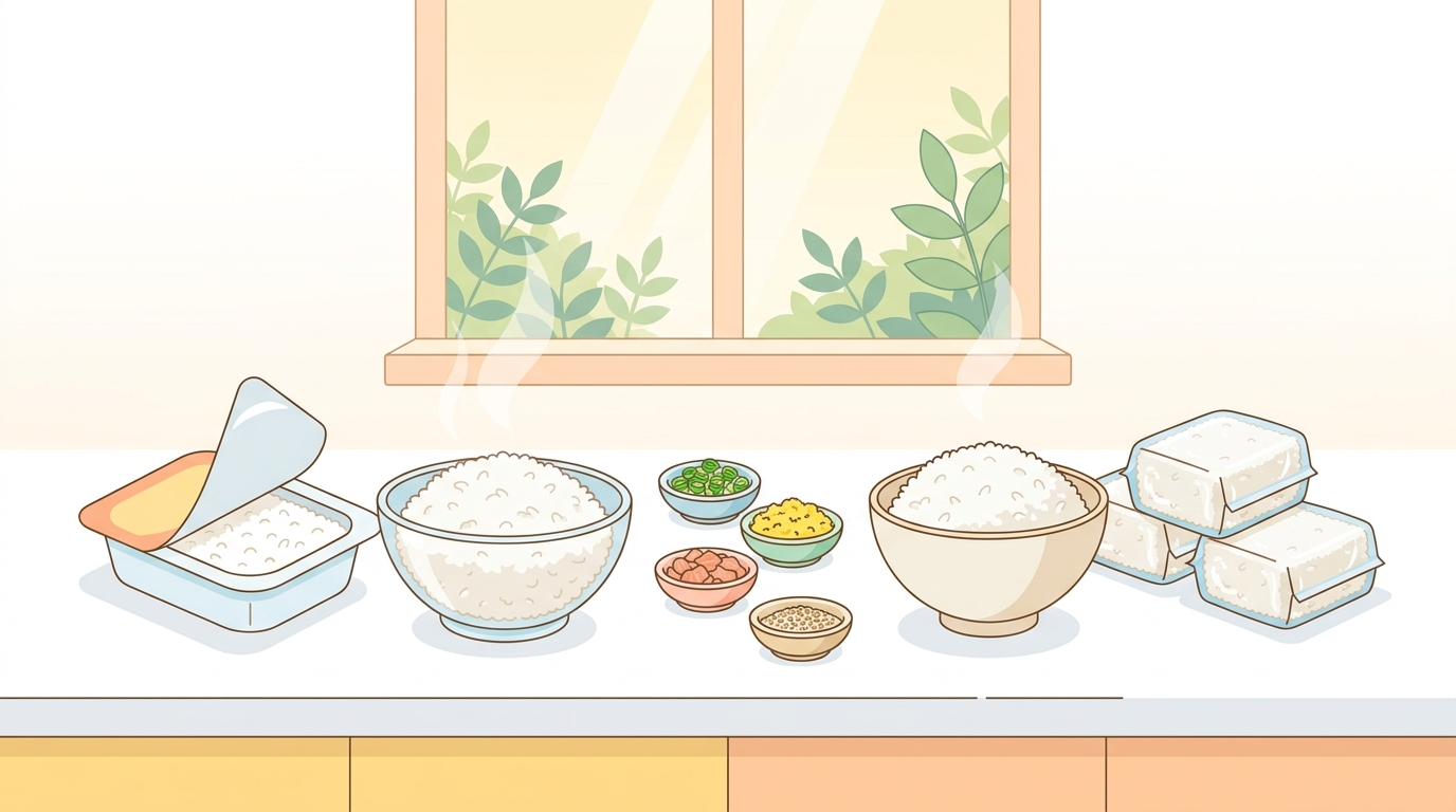 パックご飯特有の匂いが苦手…美味しく食べる工夫はありますか?